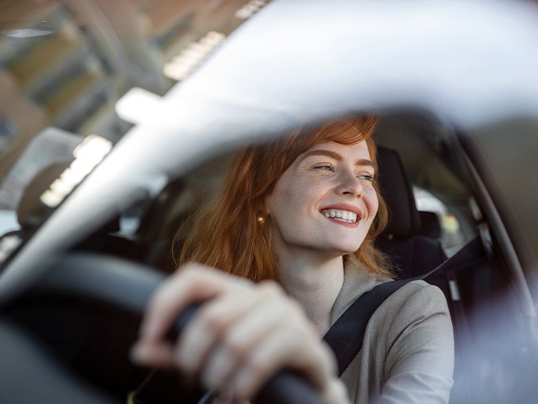 Žena u autu