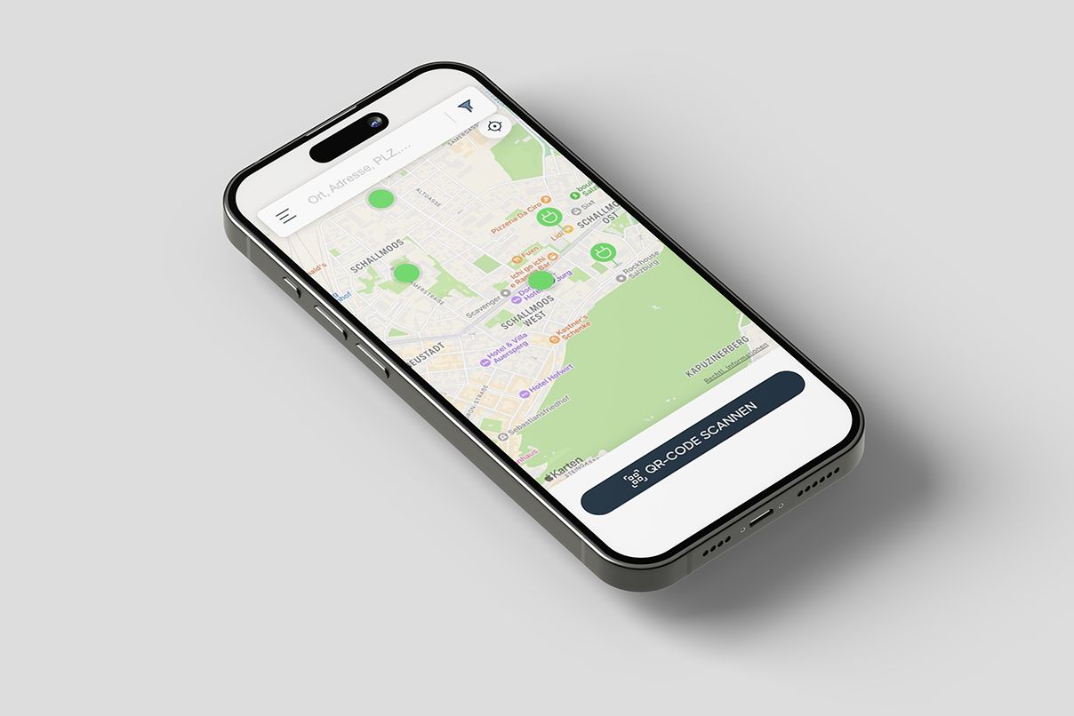 Pametni telefon s aktivnim prikazom karte