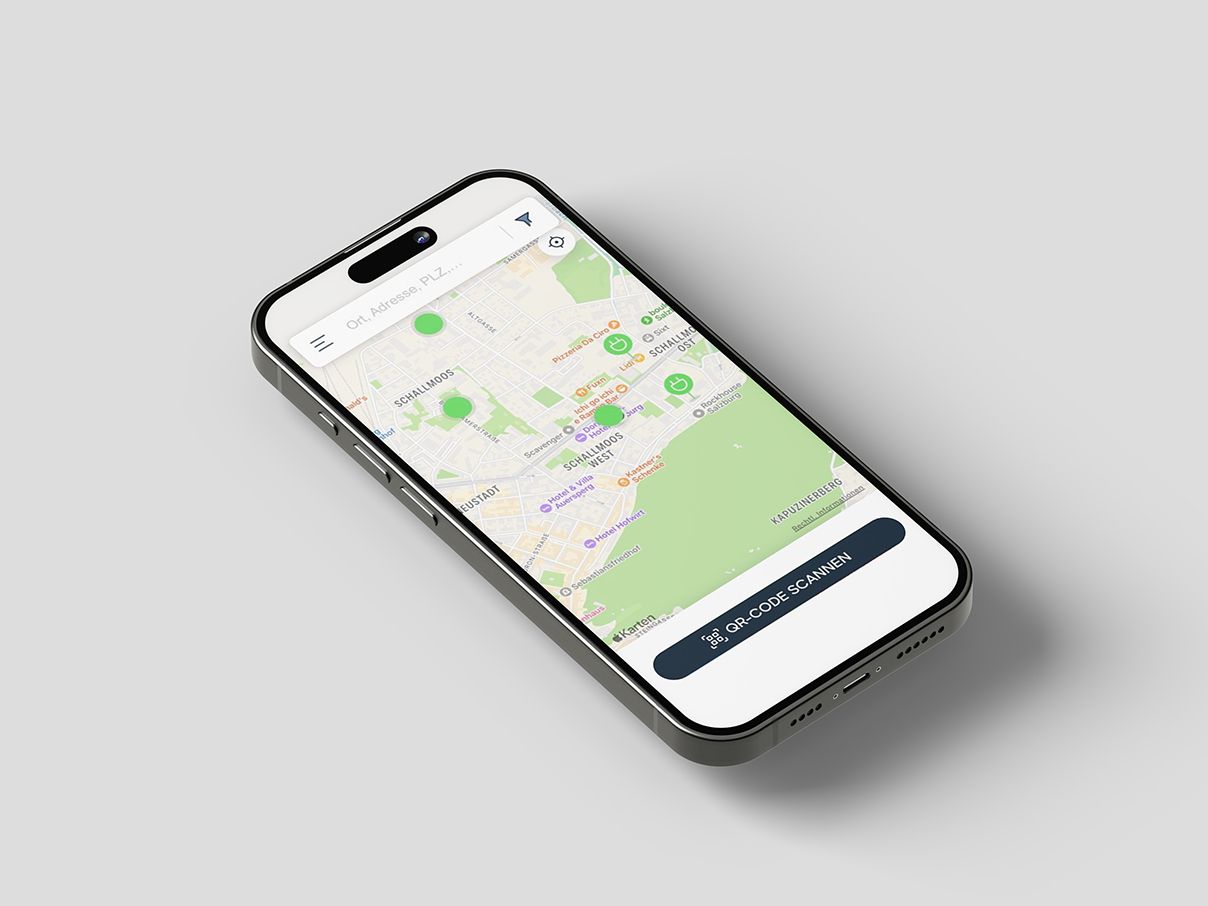 Pametni telefon s aktivnim prikazom karte